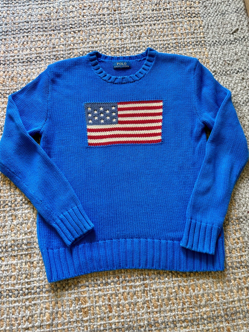 Polo Ralph Lauren American Flag Sweater